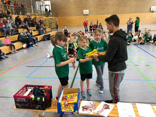 Kleine Handballer bringen Schwung in die Zeidlerhalle